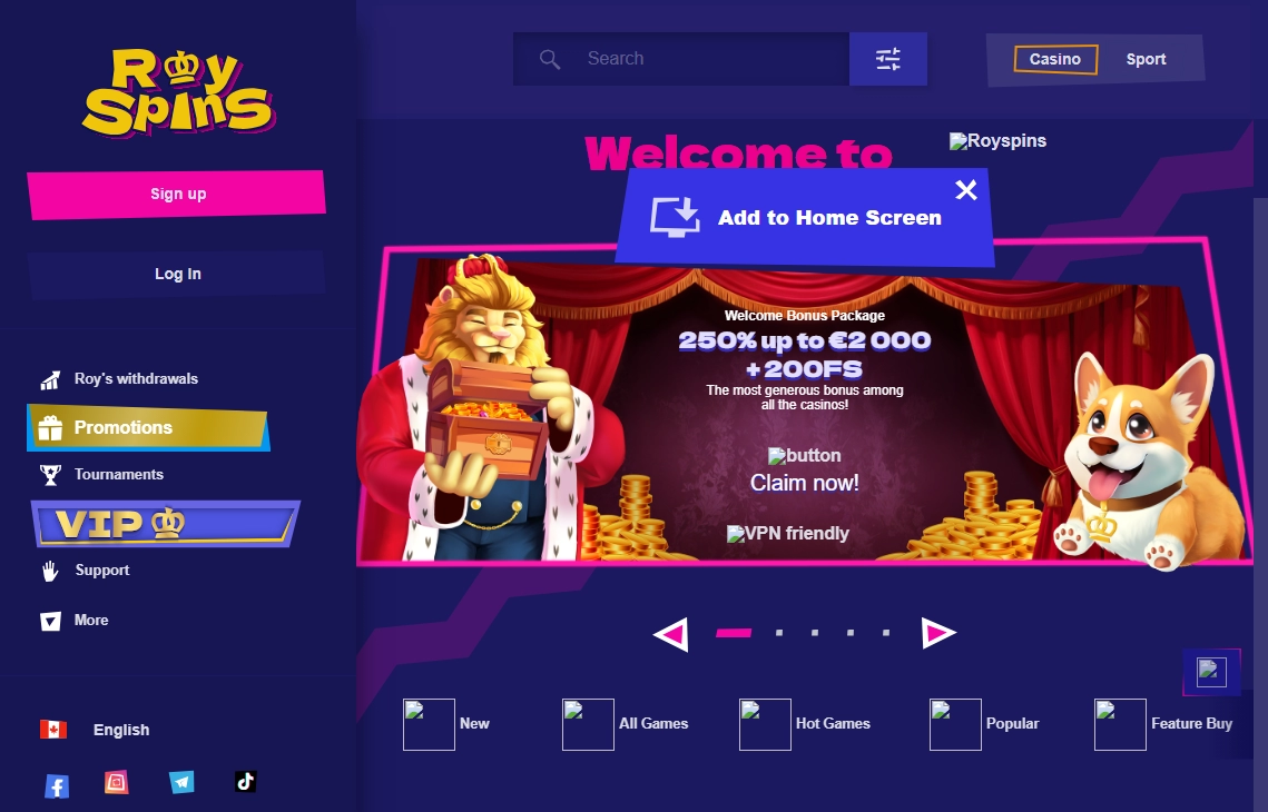 Royspins Casino